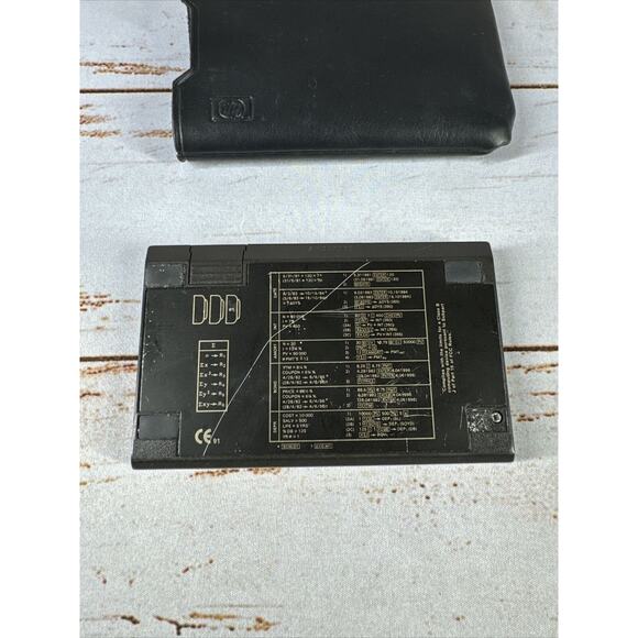 Hewlett Packard HP 12C Financial Calculator with Soft Case Vintage - Picture 3 of 3